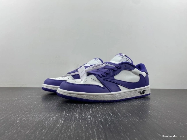 Boostmaster lin X X CUSTOM OFF-WHITE SCOTT 1 AIR TRAVIS JORDAN DM7890-386 0715